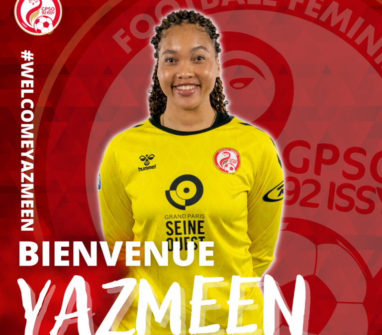 YAZMEEN JAMIESON JOINS GPSO 92 ISSY